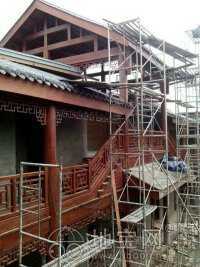 凉亭古建防腐木户外园林景观工程