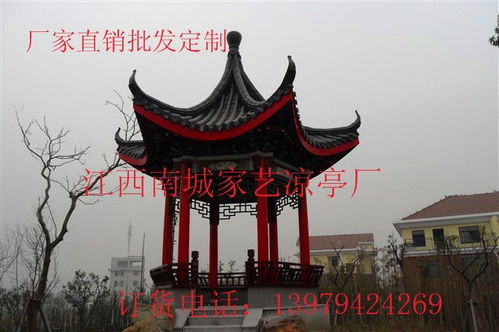 木结构建筑古建凉亭园林景观工程仿古凉亭
