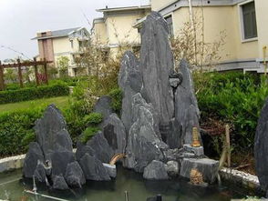 假山 北方园林古建施工 室内假山喷泉
