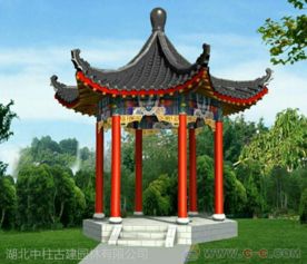 新疆园林亭子,新疆古建凉亭设计施工.乌市牌楼亭子长廊