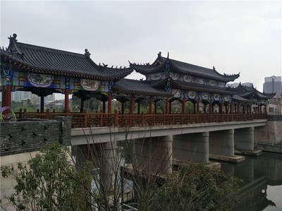 仿古长廊-古韵园林仿古景观(图)