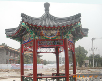 古建筑园林景观仿古木制工程 园林工程 景观设计工程