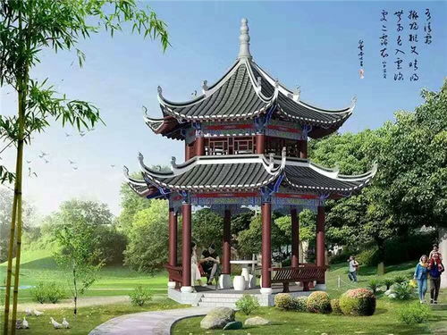 仿古廊亭推荐 古韵园林