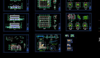 江南园林古建斋堂观音宝殿建筑施工图平面设计图下载 图片26.97mb 园林cad图纸大全 园林景观cad图纸