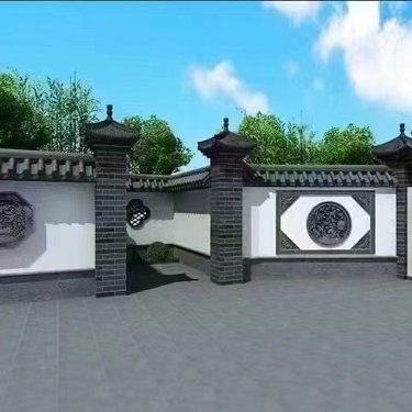 圆形福字砖雕