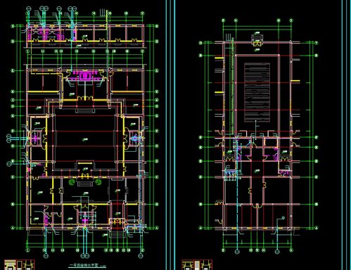 中式四合院仿古建筑施工图免费下载 园林古建