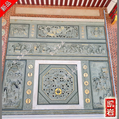 福州寺庙门面石材浮雕 石雕浮雕壁画雕刻厂家
