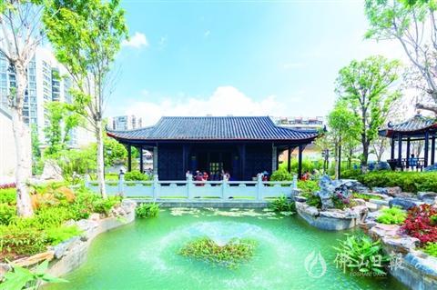 梁园新园区七大景观对外开放 激活禅城老城文脉的园林绿化工程