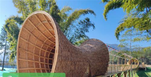 安徽竹山景竹木建筑工程 竹建筑科研突破与园林绿化工程施工创新