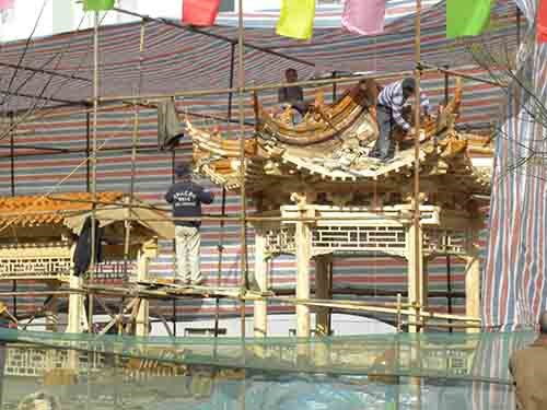 传统技艺与现代工程的完美融合 大同的园林古建与彩绘艺术